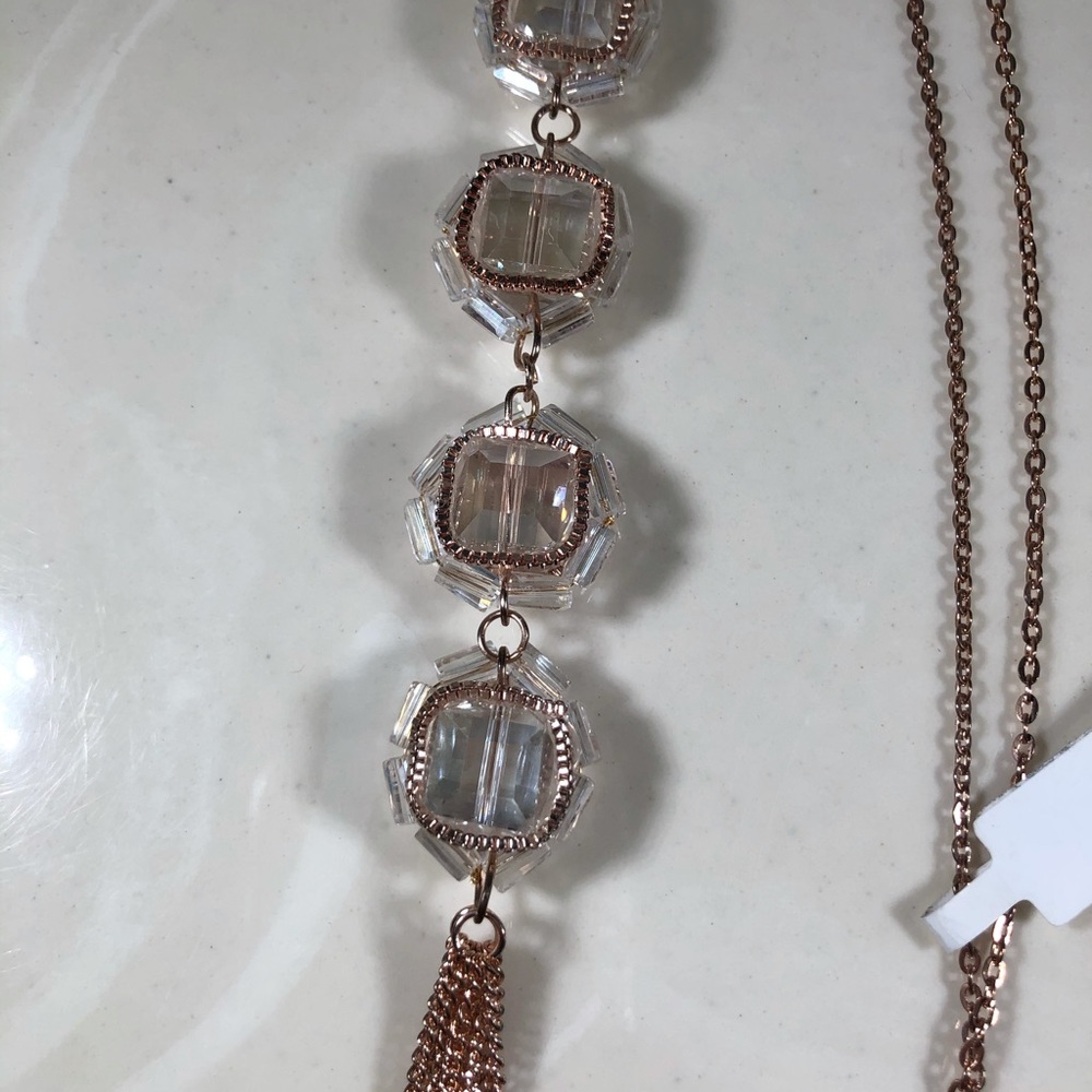 Jeweled Tassel Necklace - Picture 3 of 5